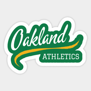 Athletics Retro Sticker